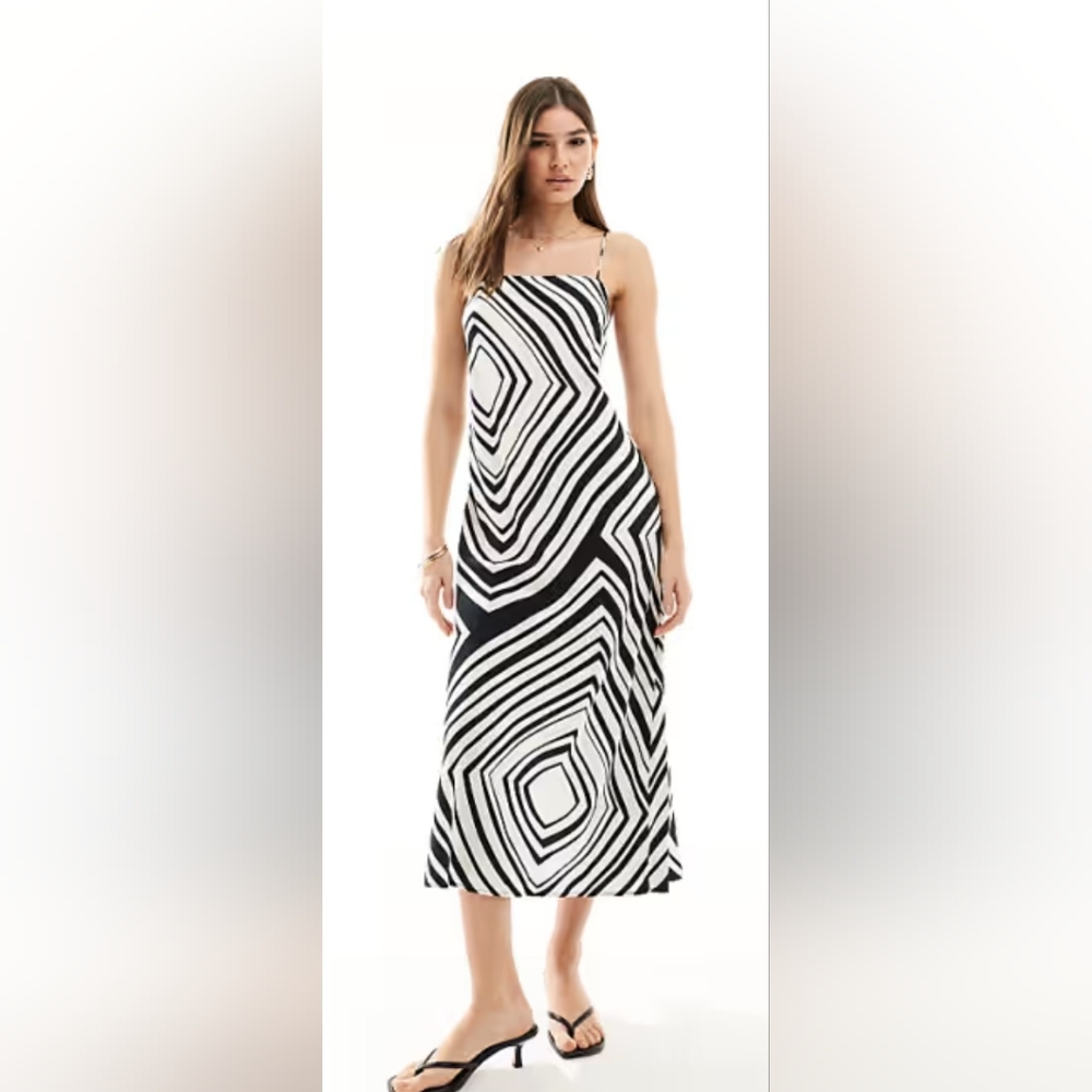 Nobody's Child Geometric Pattern Dress